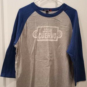 Baseball Jersey with Jose Cuervo Logo Size Large